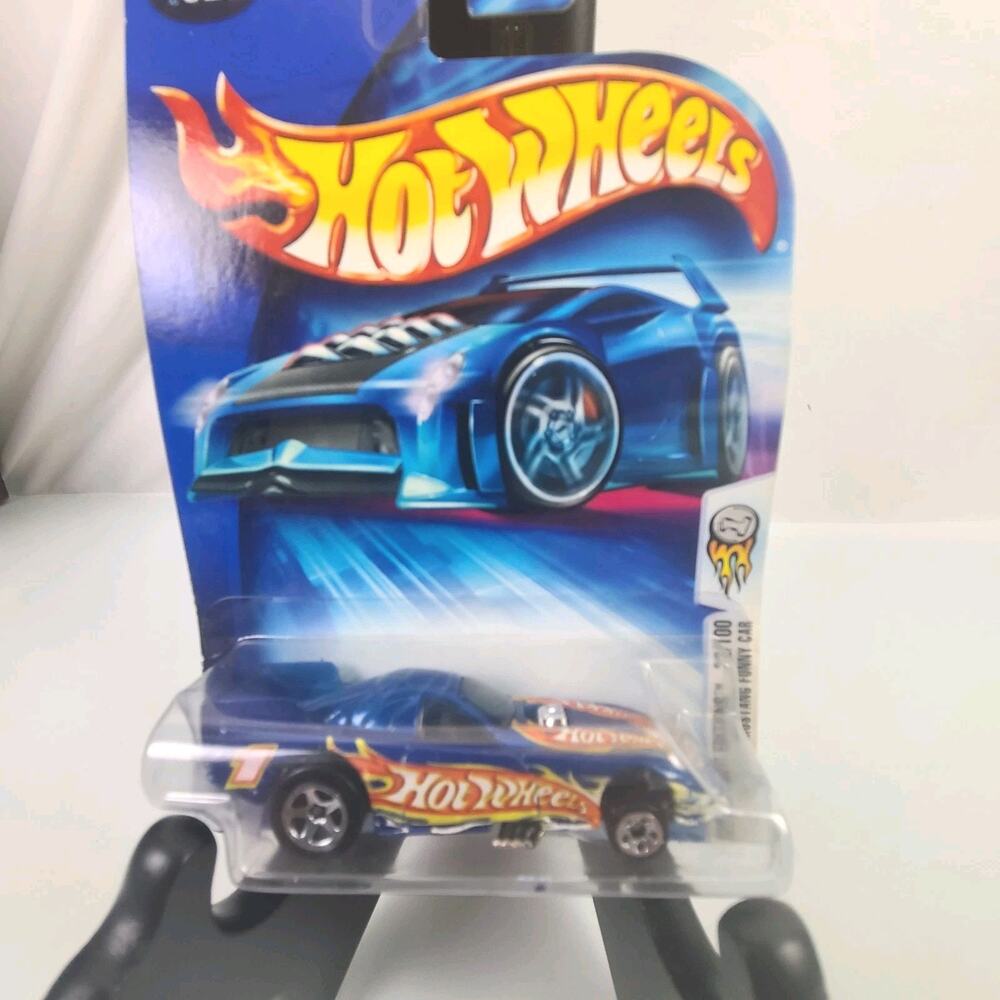Hot Wheels 2004 First Editions 22/100 Mustang Funny Car 2004 #022 Blue F27